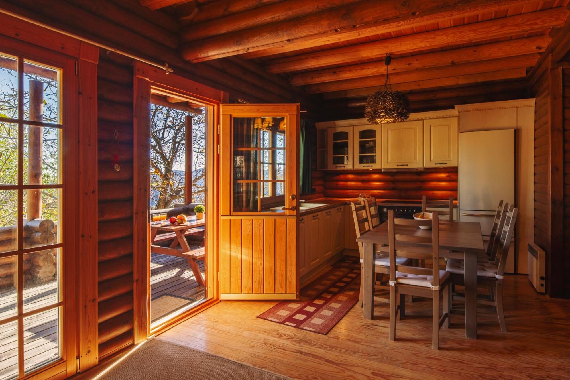 Paradise Chalet Ano Trikala Luaran gambar